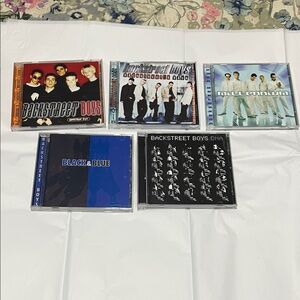 Backstreet Boys CD Lot - 5 Albums (Red, Blue, Black, Silver)
